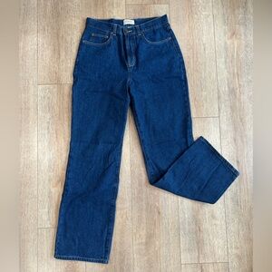 Talbots Vintage Style Dark Wash Straight Leg Jeans Size 8 (28x30)